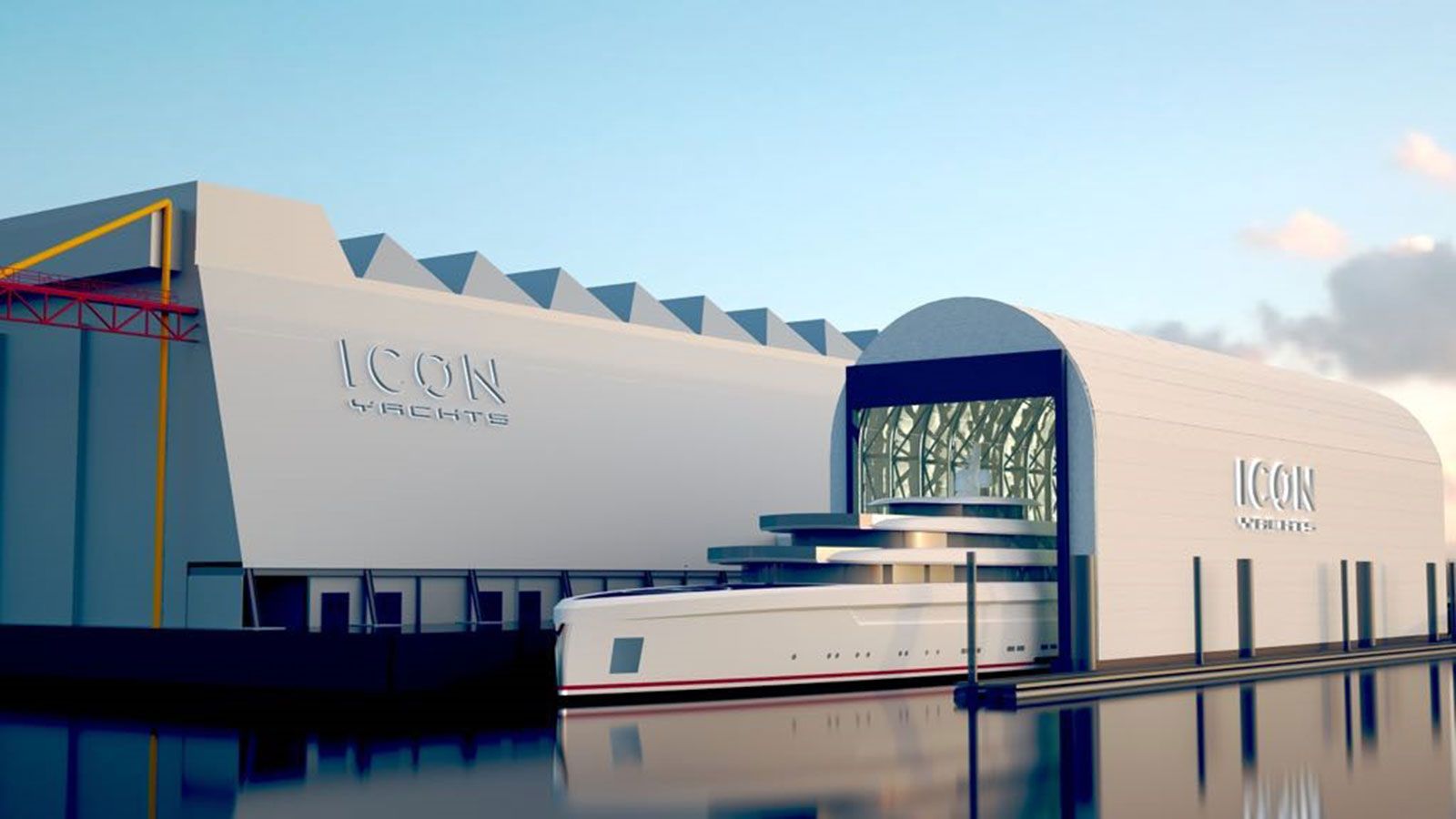 ICON Yachts bouwt drijvende refit-hal van 130 meter in Harlingen