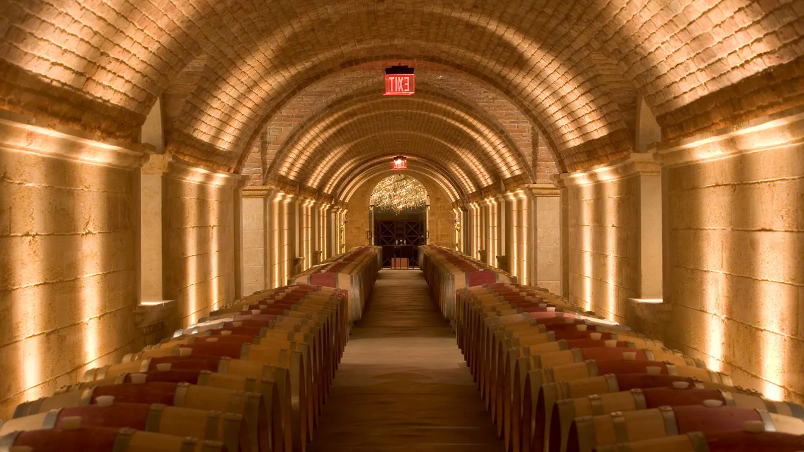 the caves at Hall Rutherford Winery