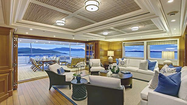 Ways to make superyacht interiors seem bigger