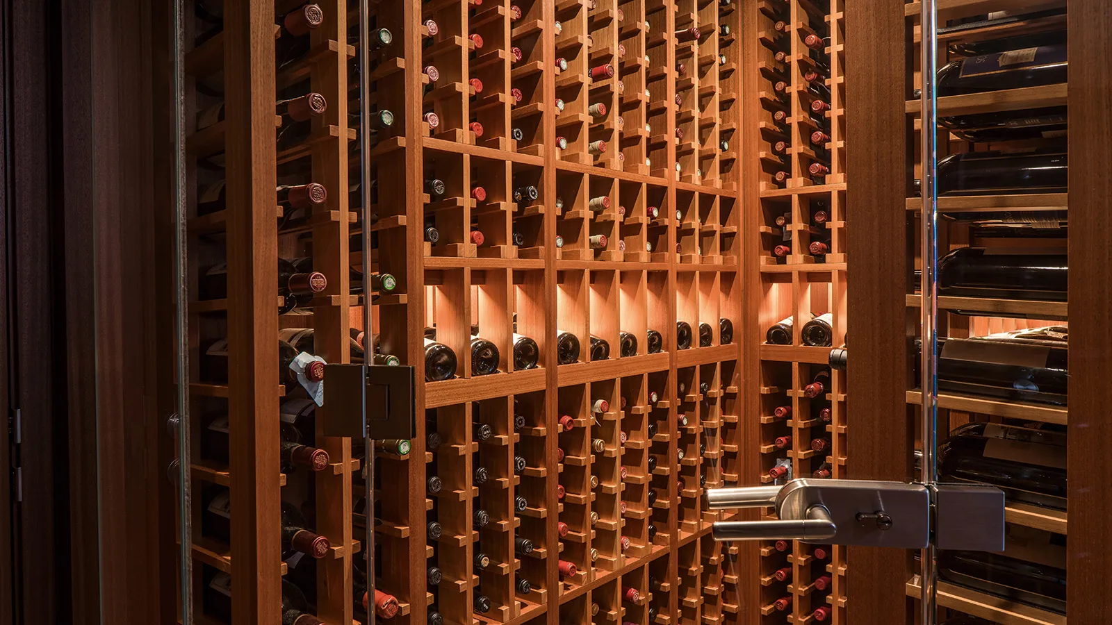 Endless Summer's symmetrical climate-controlled cellar