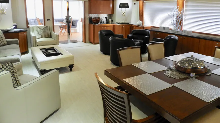 westport motor yacht the holding interiors