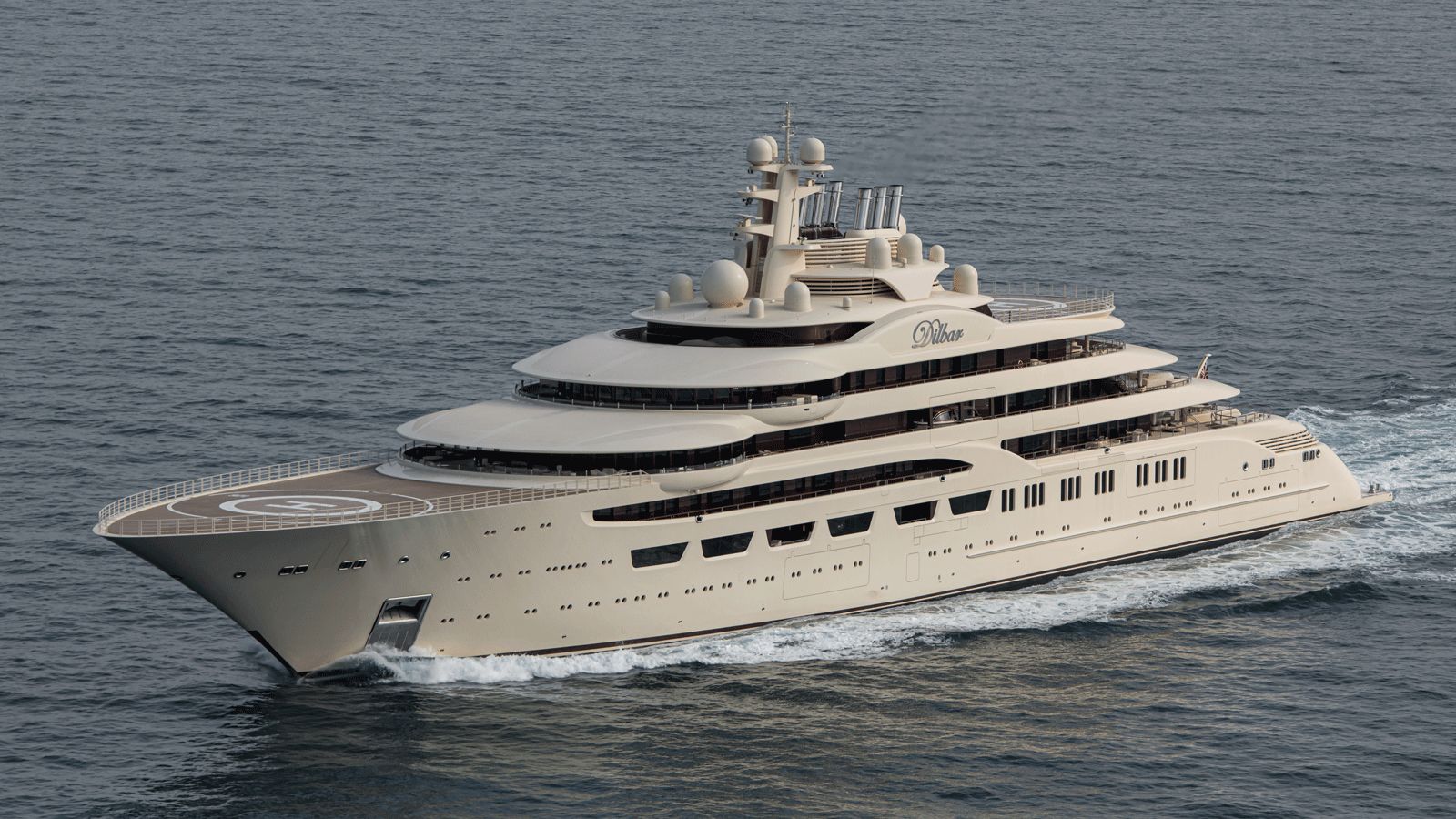 lürssen yacht dilbar captured underway