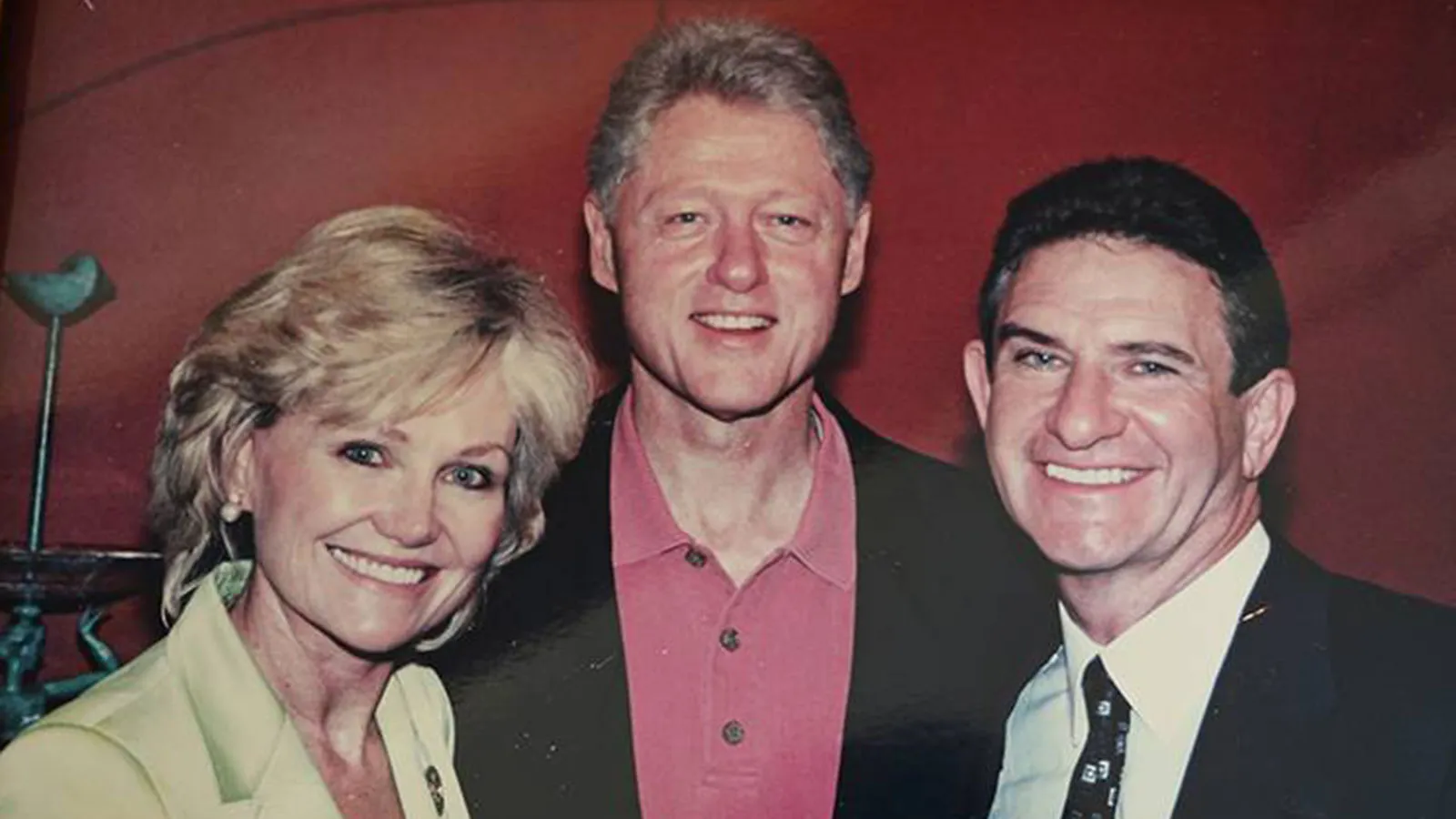 Kathryn And Craig Hall with former President Bill Clinton