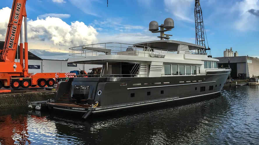 Wim Van Der Valk Santa Maria T yacht launch