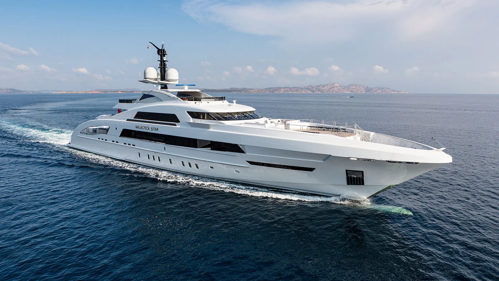 Galactica Star (now Illusion) on the water