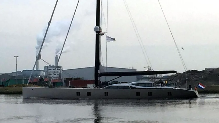 Skade super yacht delivered