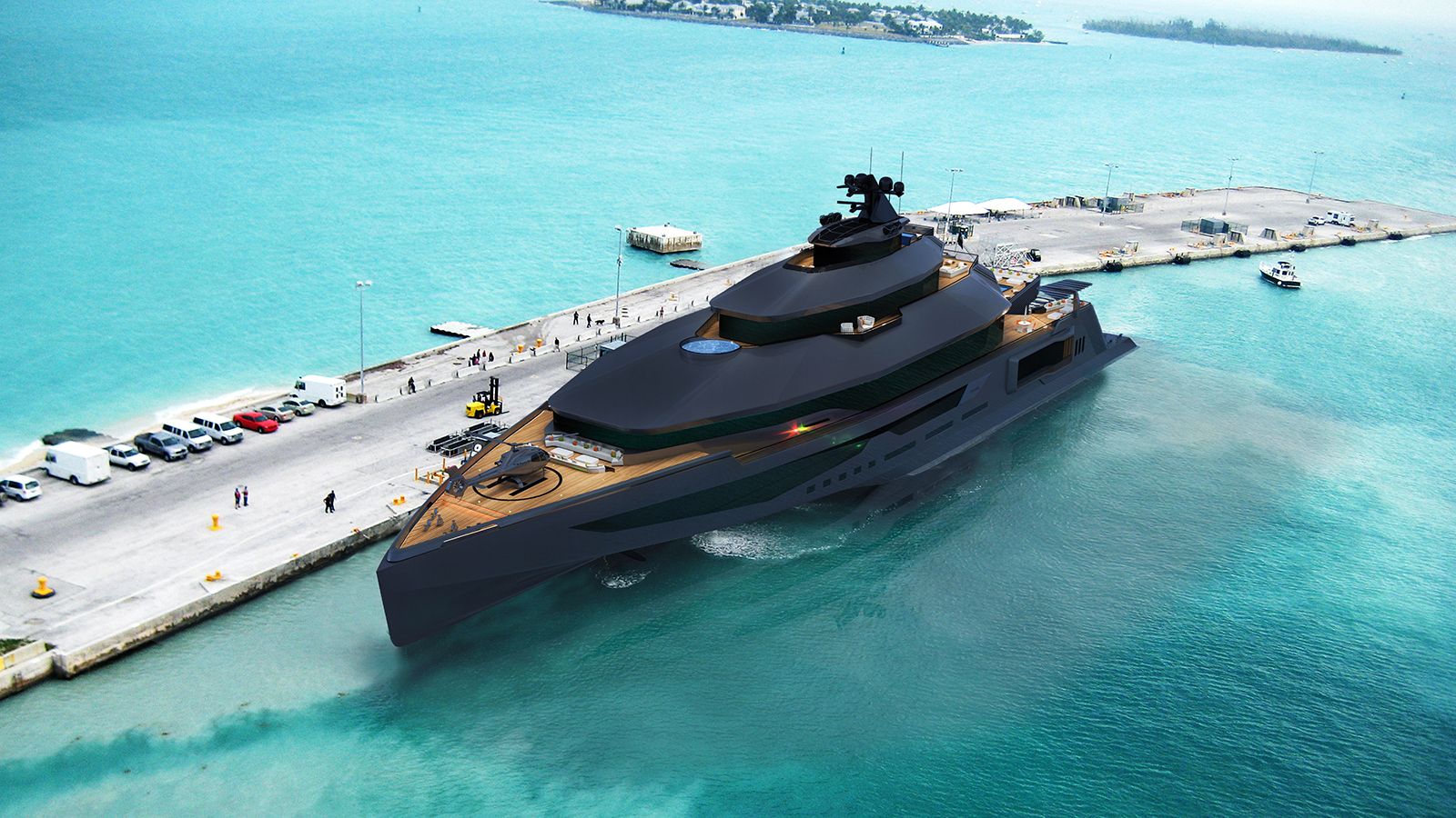 fierce calibre 102m yacht concept fit for a bond villain