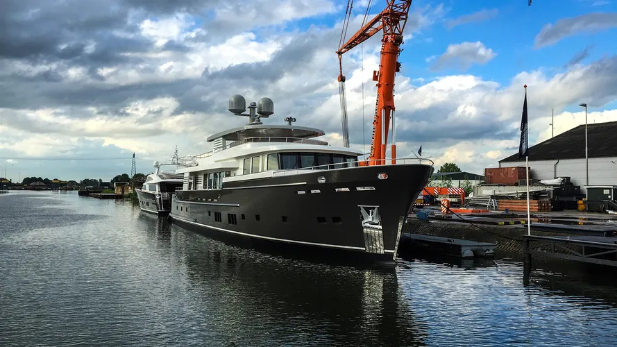 Wim Van Der Valk Santa Maria T yacht launch