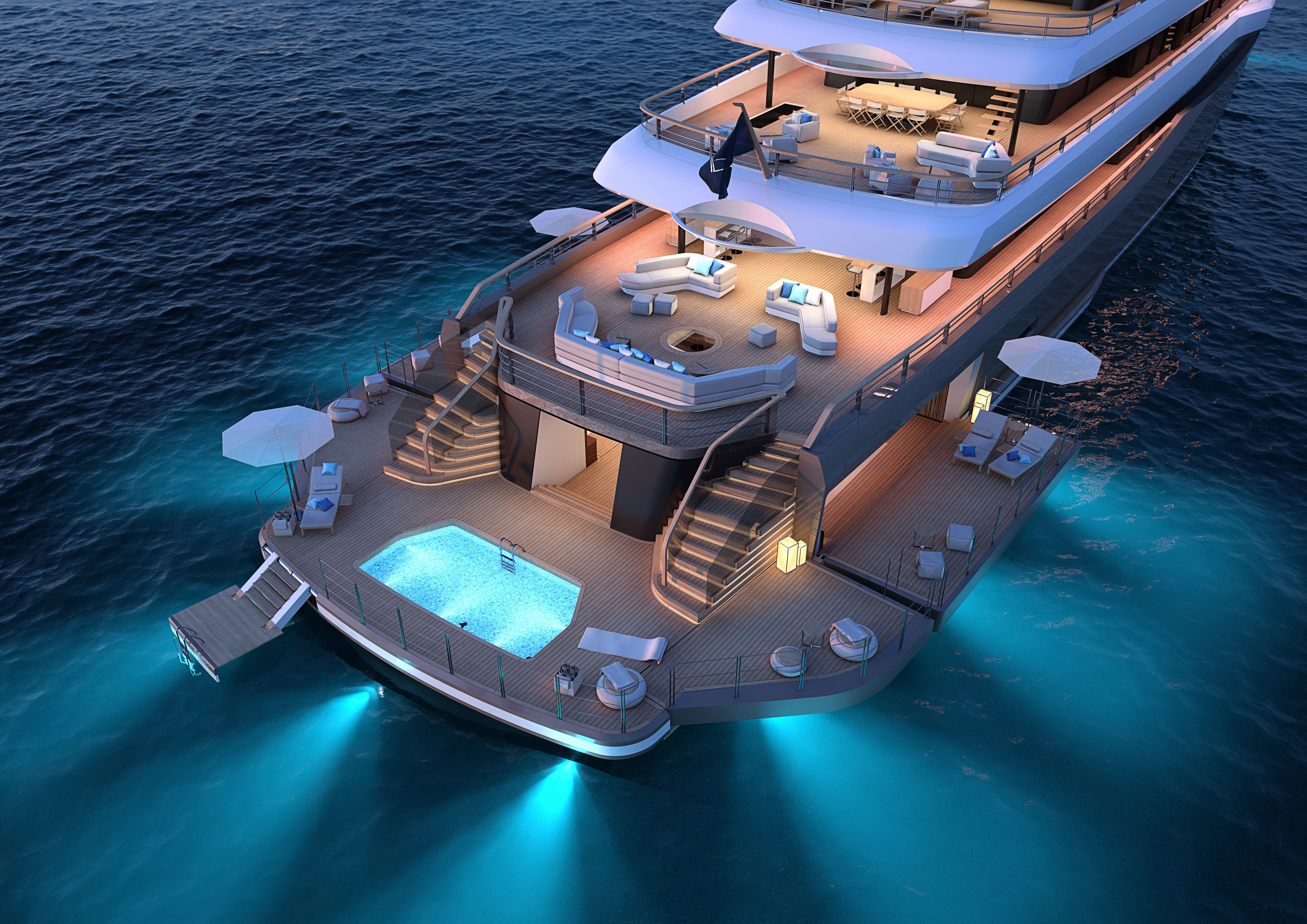inside nauta design's 70 metre project moonflower boat