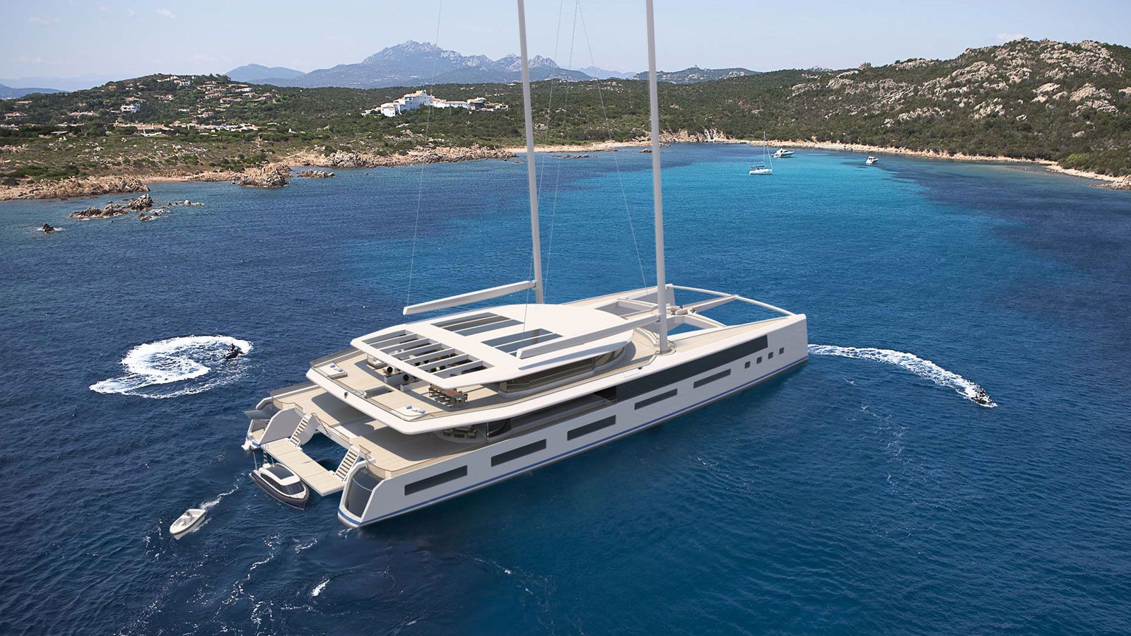 Beiderbeck Designs Reveals 60m Catamaran Concept
