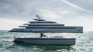 moonrise yacht with tender