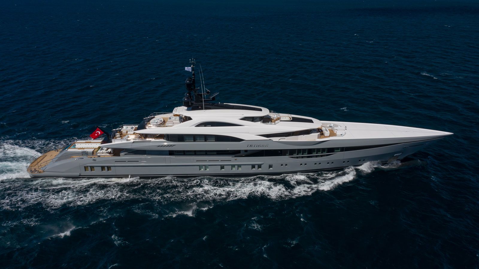 Tatiana: On board the 80m superyacht with a bow shaped like a bullet