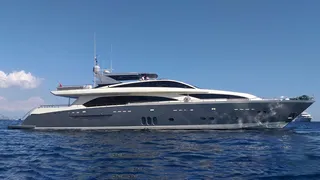 37m Couach motor yacht Apmonia listed for sale