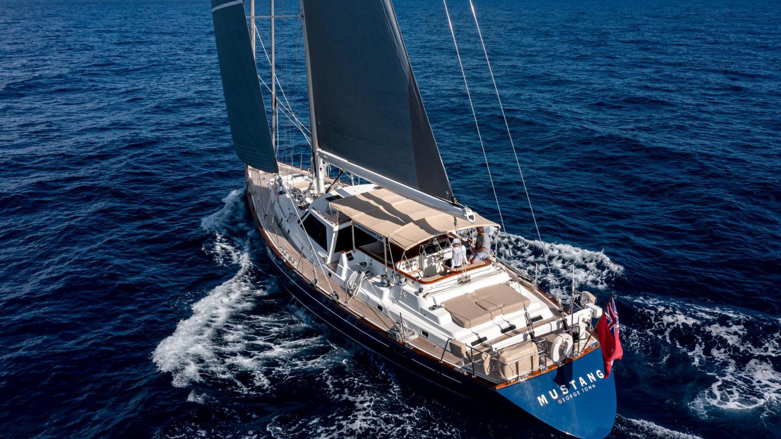 25m Camper & Nicholsons sailing yacht Mustang listed for sale
