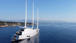 Koru yacht spotted near Venice for Jeff Bezos' wedding