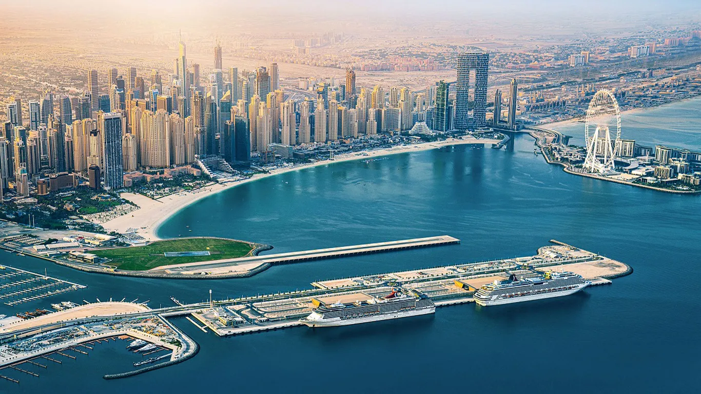 Dubai Harbour Aerial