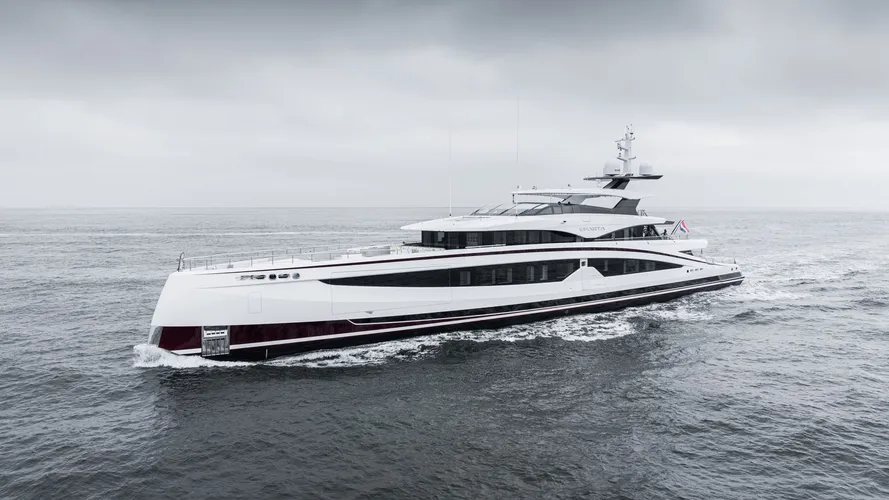 Sparta on sea trials