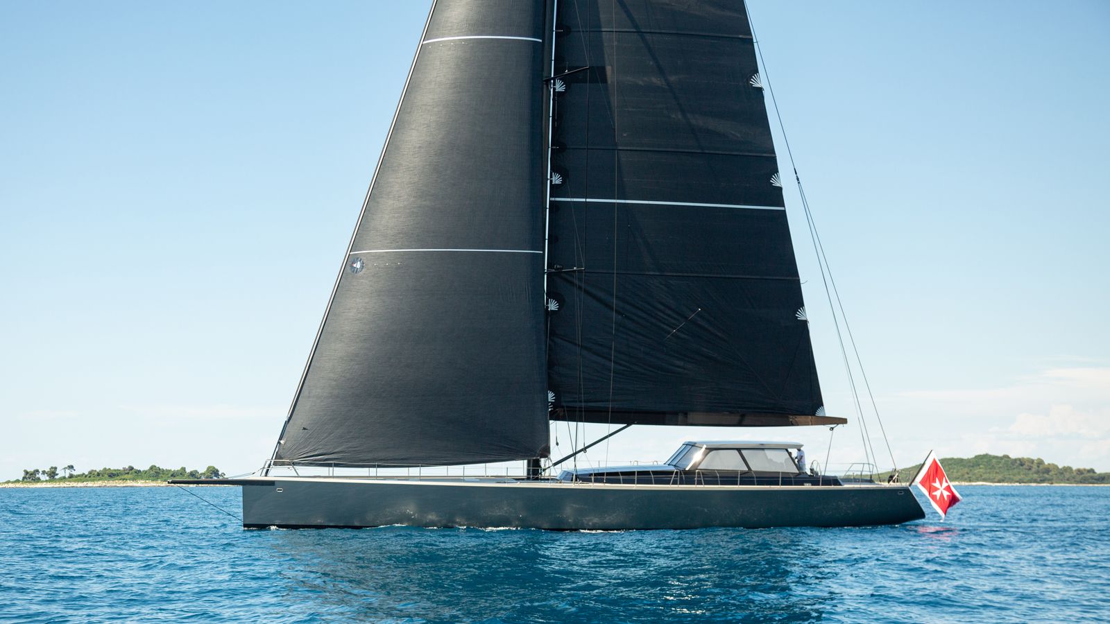 New CA on 31m CNB sloop sailing yacht Whimsea