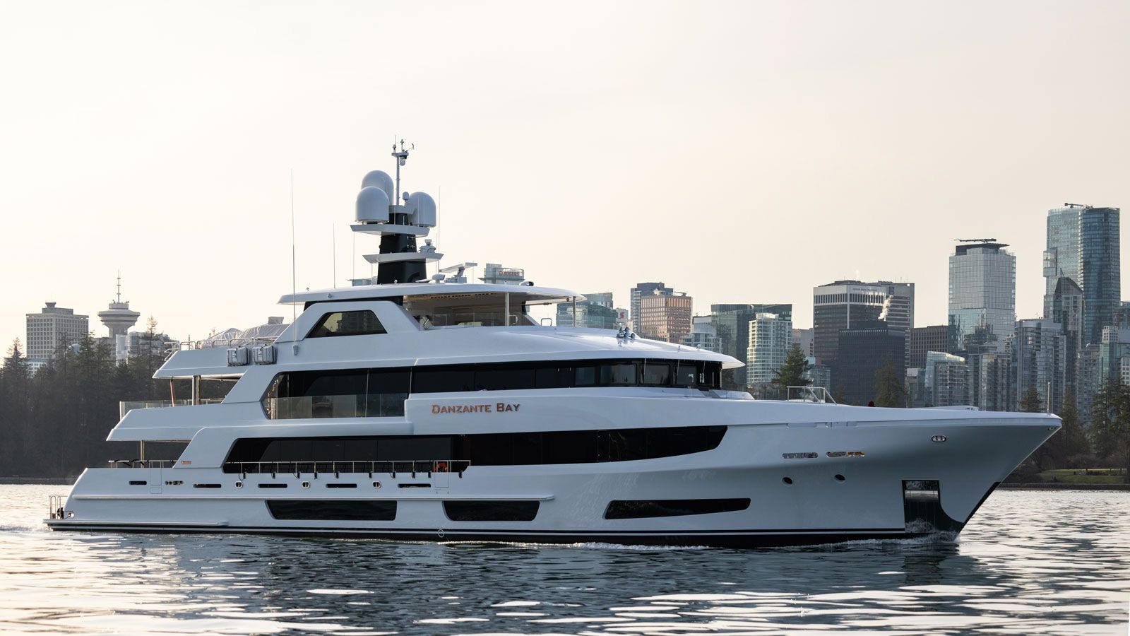 On board the largest yacht built in Canada: Crescent Custom Yachts' 50m Danzante Bay