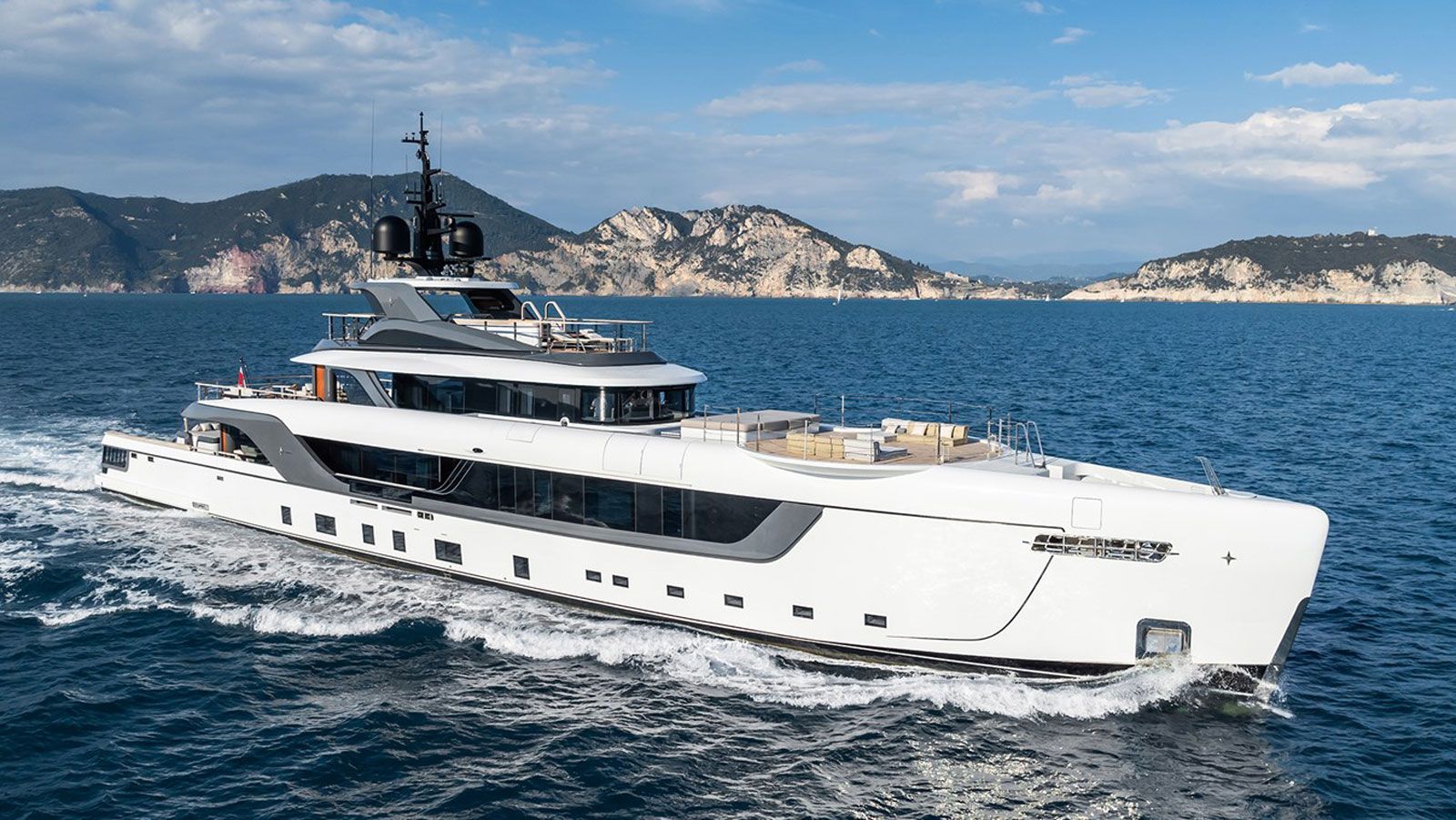 55m Admiral motor yacht with Giorgio Armani interiors sold