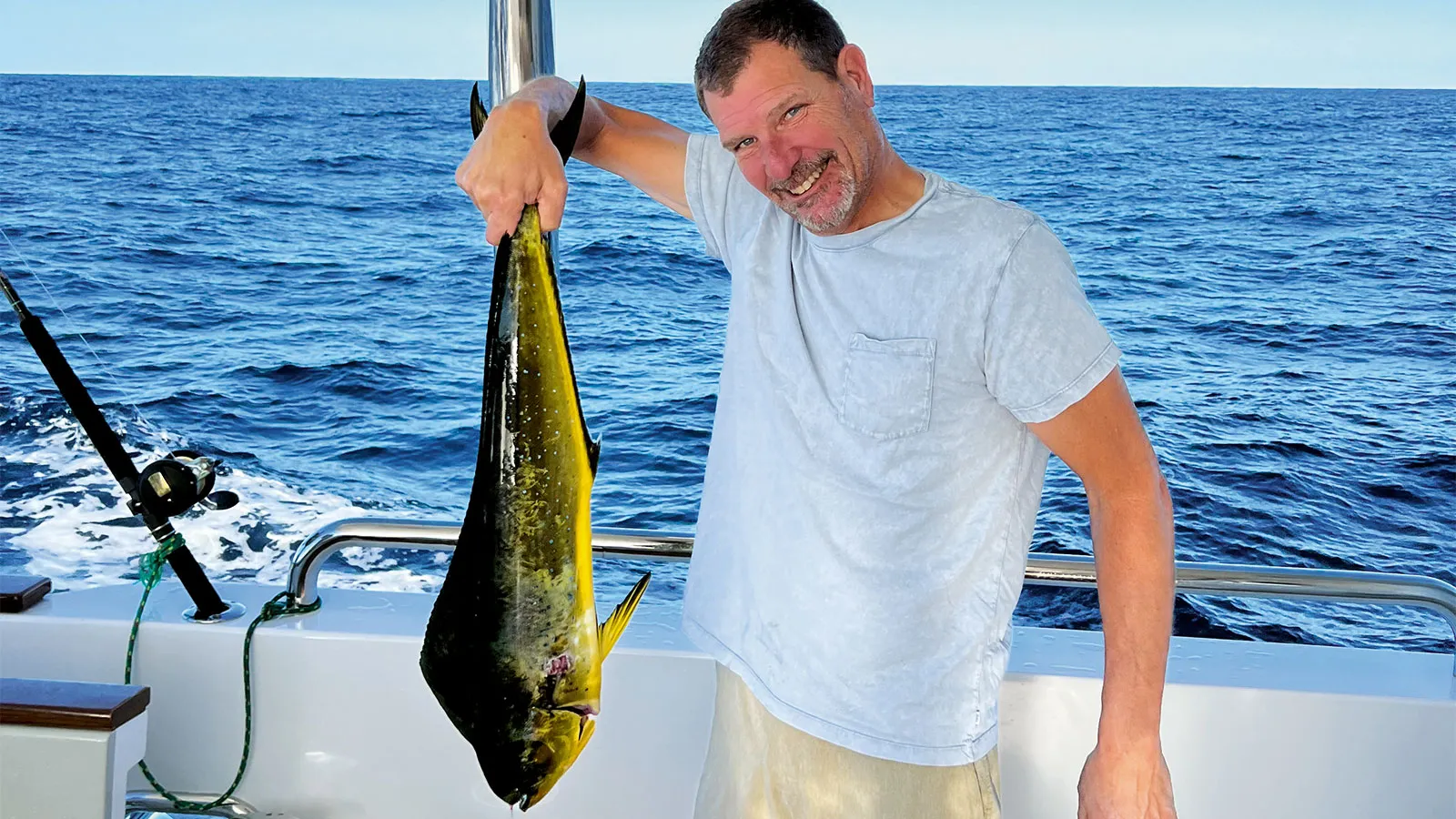 Owner of ourtheory, Darren with catch