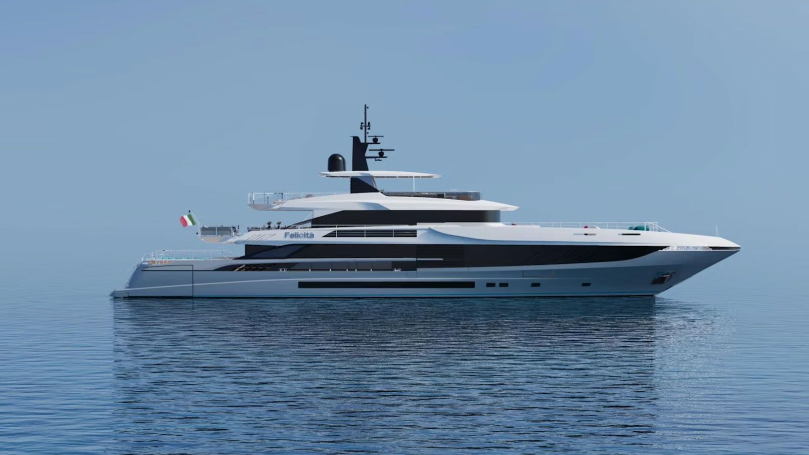 €1.5M price drop on 50m Mangusta new-build with “expansive” beach club