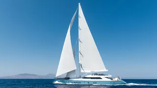 50m Ada sailing yacht All About U newly listed for sale under JCA