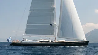 40m sailing yacht sold Nautor Swan Aristarchos exterior