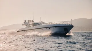 40m Mangusta motor yacht Jomar for sale following extensive refit