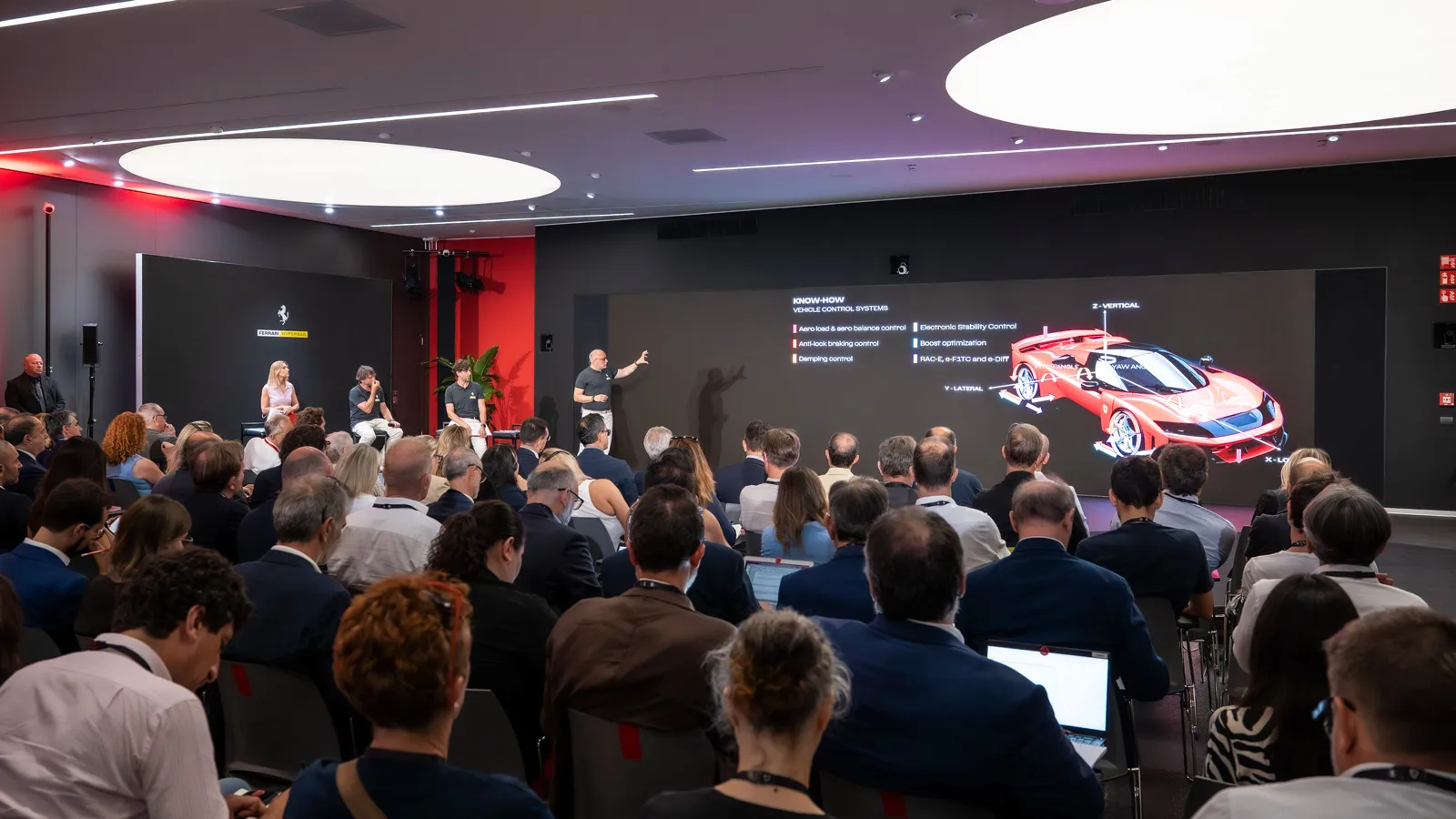 The project was first announced at Ferrari's headquarters in Maranello, Italy