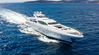 50m Mangusta motor yacht Moka listed for sale under JCA