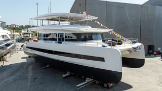 VisionF Yachts launches second 24m all-electric catamaran