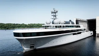 Lürssen launches 114m fuel-cell superyacht Project Cosmos