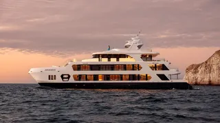 50-metre catamaran superyacht Hermes for charter in the Galapagos with Via Natura