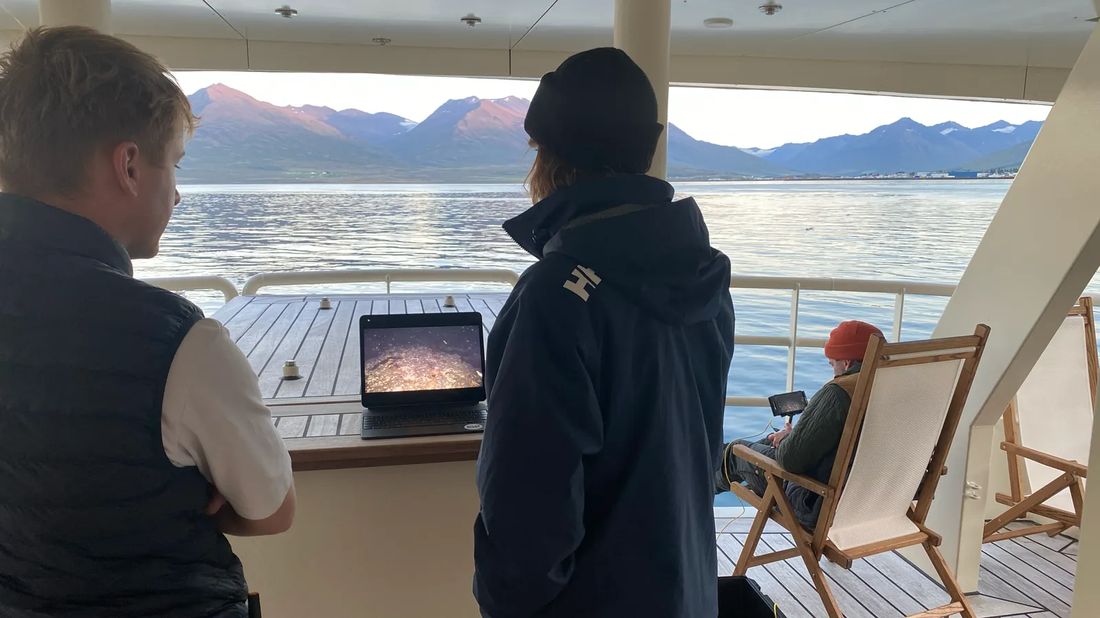 Scintilla Maris expedition Paige laptop