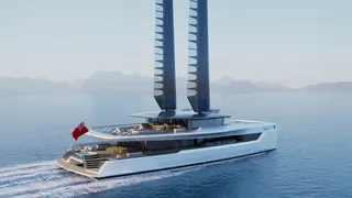 39.9-metre catamaran concept by Dixon Yacht Design