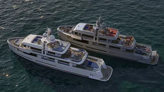 Two new 43m Aegean Yachts models by Gian Paolo Nari now available for sale