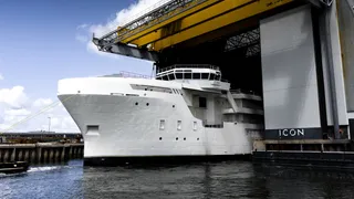 ICON Yachts superyacht launched under Hill Robinson project management services