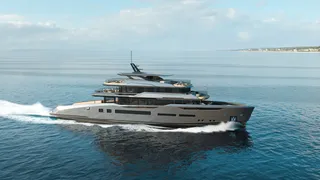 Baglietto announces sale of 48m yacht project with custom "historical" tender launching system