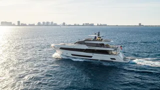 34.6-metre Ocean Alexander motor yacht 35P Puro at the Fort Lauderdale International Boat Show 2025