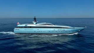 blue baglietto motor yacht queen blue for sale