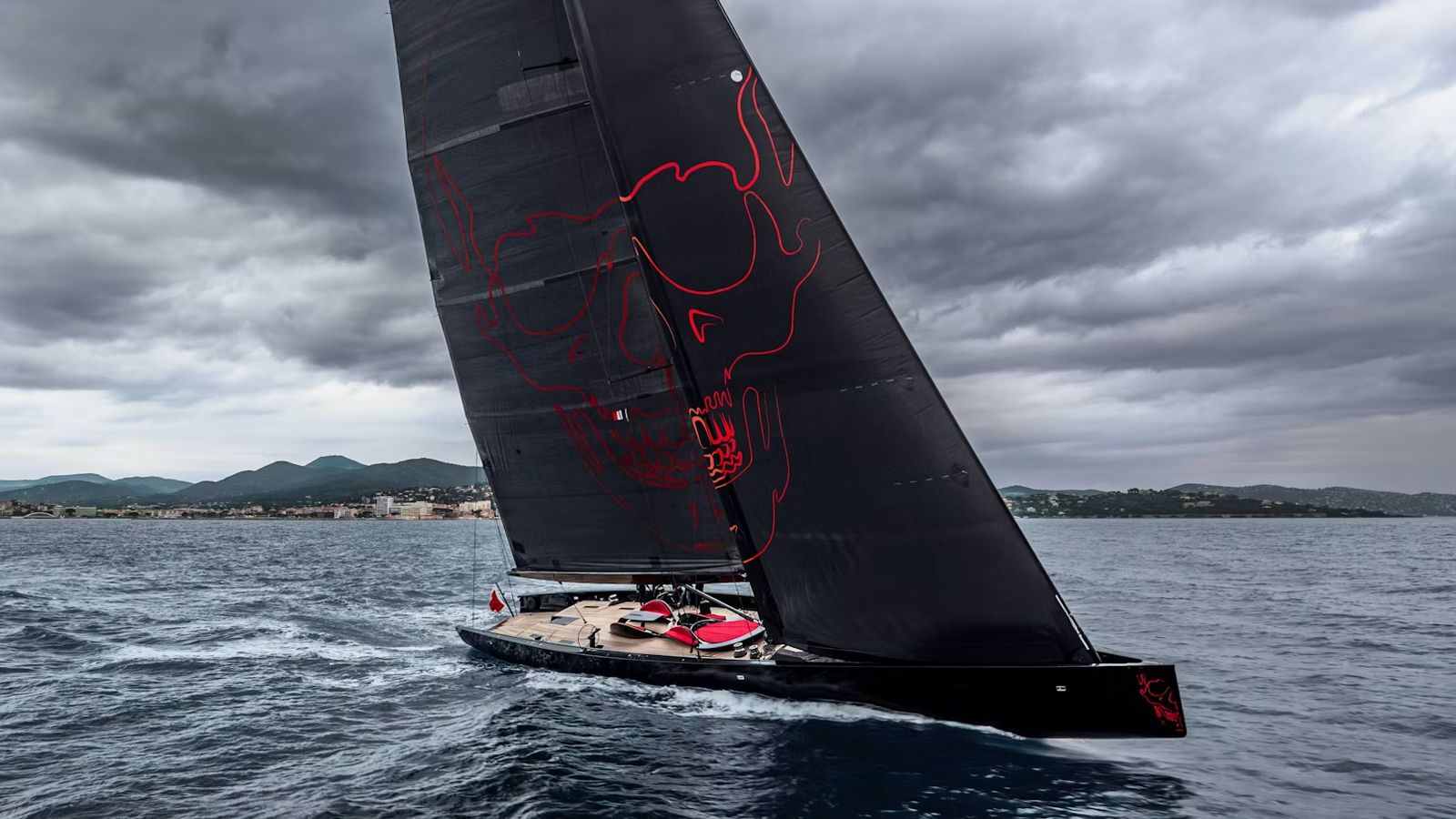 40m Wally 130 sailing yacht Black Sails joins the market