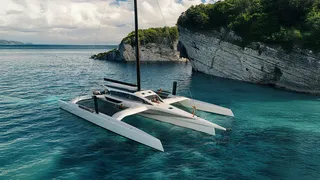 Global Yacht Technology unveils in-build 31m trimaran yacht