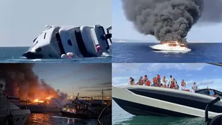 The worst yacht fires and collisions of 2025