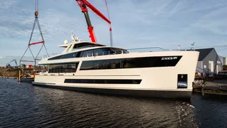 Custom 36m Van der Valk yacht Jangada launched