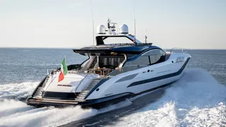 50m Mangusta 165 REV motor yacht No Rush joins the market