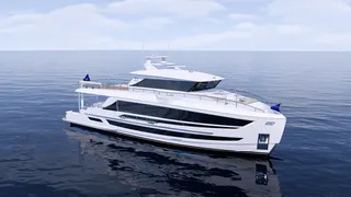 latest horizon fd85s yacht sold and in build