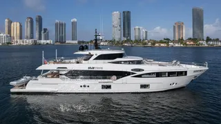 33m Gulf Craft motor yacht Santosh sold and renamed Gold Star