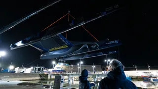 New 32m Maxi Edmond de Rothschild maxi trimaran Gitana 18 launched