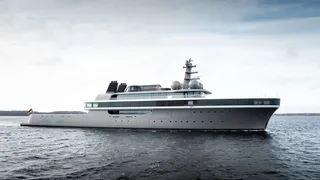 114m Lürssen fuel-cell superyacht Project Cosmos approaches delivery following sea trials